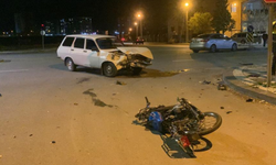 Otomobil ile motosiklet çarpıştı: 16 yaşındaki sürücü hayatını kaybetti