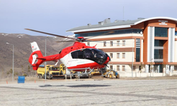 Kayakta ayağını kırdı: Helikopter ambulans ile hastaneye taşındı