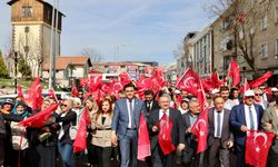 Polatlı’da MHP Sevgi Yürüyüşüne yoğun katılım sağlandı
