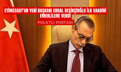 Etimesgut'un Yeni Başkanı Erdal Beşikçioğlu ilk vaadini emeklilere verdi