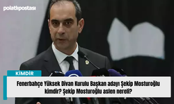 Fenerbahçe Yüksek Divan Kurulu Başkan adayı Şekip Mosturoğlu kimdir? Şekip Mosturoğlu aslen nereli?