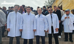 Güdül Belediye Başkanı Mehmet Doğanay, Dünya Veteriner Hekimler Günü'nde Anıtkabir'i ziyaret etti