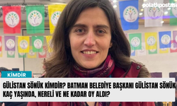 Gülistan Sönük kimdir? Batman Belediye Başkanı Gülistan Sönük kaç yaşında, nereli ve ne kadar oy aldı?
