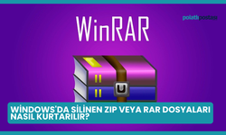 Windows'da Silinen ZIP veya RAR Dosyaları Nasıl Kurtarılır?
