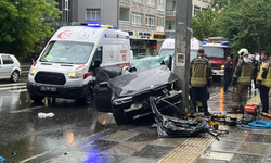Ankara’da feci trafik kazası: 1 ölü, 4 yaralı!