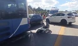 Ankara'da zincirleme kaza! Aralarında belediye otobüsü de var