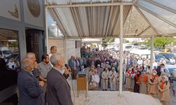 Beypazarı İlçe Müftülüğü Hacca giden hacı adaylarını dualarla uğurladı