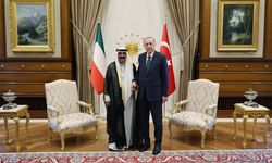 Cumhurbaşkanı Erdoğan Kuveyt Devlet Emiri Şeyh El Sabah'ı ağırladı