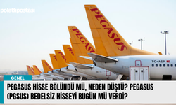 Pegasus hisse bölündü mü, neden düştü? Pegasus (PGSUS) bedelsiz hisseyi bugün mü verdi?