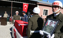 Şehit Recep Kabala, Erzurum'da son yolculuğuna uğurlandı