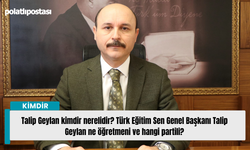 Talip Geylan kimdir nerelidir? Türk Eğitim Sen Genel Başkanı Talip Geylan ne öğretmeni ve hangi partili?