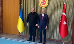 TBMM Başkanı Kurtulmuş Ukrayna Meclis Başkanı Stefanchuk ile bir araya geldi
