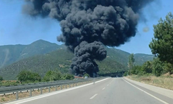 Amasya'da soğuk hava deposunda yangın