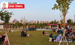 Sıcaktan bunalan Sincanlılar, Sincan Park’a akın etti