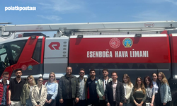 THK Üniversitesi, öğrencilerine Esenboğa Havalimanı’nda teknik gezi düzenledi