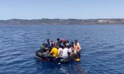 Çanakkale Ayvacık açıklarında 56 kaçak göçmen kurtarıldı