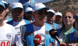 Büro Memur-Sen, Enerji Bir-Sen ve Ulaştırma Memur-Sen'in Bolu’dan Ankara’ya yürüyüşü devam ediyor