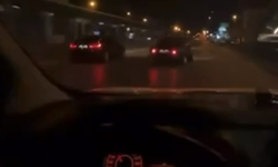 Bursa’da trafikte dehşet: Yarışan otomobiller kaza tehlikesi yaşattı!