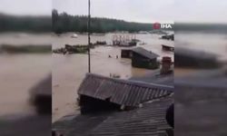 Rusya’da baraj patladı: Evler sular altında kaldı!