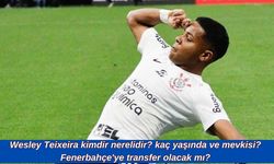 Wesley Teixeira kimdir nerelidir? kaç yaşında ve mevkisi? Fenerbahçe'ye transfer olacak mı?