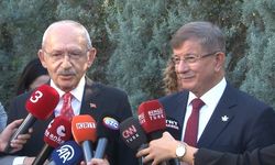 Ahmet Davutoğlu Kemal Kılıçdaroğlu'nu ziyaret etti