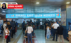 Başkent'te Ankara Kart yoğunluğu: Kızılay'da uzun kuyruklar oluştu