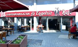 Kahramankazan'da engeller "Engelsiz Kafe"de aşılıyor