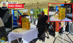 Hacı Bayram Veli Camii'ne ziyarete gelenler limonata ile serinledi!