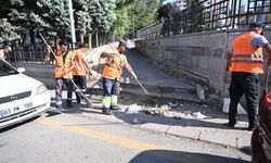 Altındağ’da ilçe genelinde başlatılan temizlik seferberliği devam ediyor