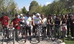 Ankara'da pedallar 'Lenfoma' farkındalığı için çevrildi