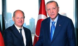 Cumhurbaşkanı Erdoğan, Almanya Başbakanı Scholz ile görüştü