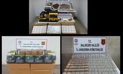 Balıkesir'de kaçakçılık ve organize suçlara büyük darbe