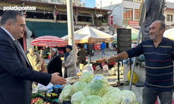 Nallıhan Belediye Başkanı Güngör, Pazar Yeri'ni Ziyaret Etti