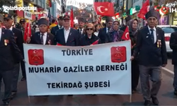 Tekirdağ'da Cumhuriyet Yürüyüşü ve Başkan Nallar'dan Teröre Lanet