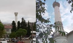 Çanakkale’de yıldırım düşmesi sonucu cami minaresi yıkıldı