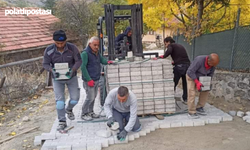 Çamlıdere Belediyesi'nden Eldelek Köyü'ne Kilit Taşı Hizmeti