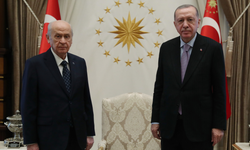 Erdoğan-Bahçeli zirvesi Külliye'de başladı