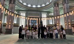 Sincanlı miniklerden Millet Camii’ne ziyaret