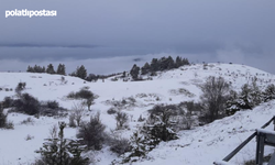 Abant Gölü Milli Parkı Bembeyaz Bir Görünüme Büründü!