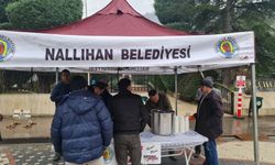 Nallıhan Belediyesi'nden ilçe pazarında sıcak çorba ikramı