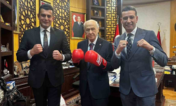 Türkiye Boks Federasyonu Başkanı Suat Hekimoğlu'ndan Devlet Bahçeli'ye ziyaret