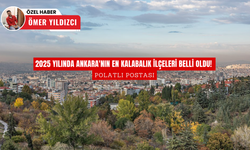 2025 yılında Ankara'nın en kalabalık ilçeleri belli oldu!