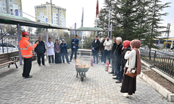 Altındağ'da yangın tatbikatı: Personel ve vatandaşlara eğitim verildi