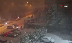 Başkent Ankara’da kar yağışı kazalara sebep oldu
