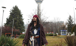 Ankara'nın havası Jack Sparrow'la şenlendi