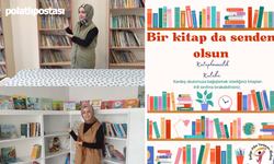 İkiz öğretmenlerden örnek dayanışma: “Bir kitap da senden olsun”