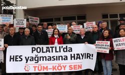Polatlı’da çiftçilerden HES projesine protesto