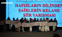 Sincan'da "Hafızların Dilinden Şairlerin Kelâmı" coşkusu! İki öğrenci Ankara üçüncüsü oldu