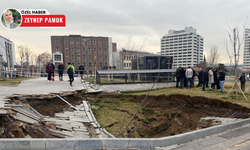 Ulus Meydanı'nda zemin çöktü! Güvenlik önlemleri alındı