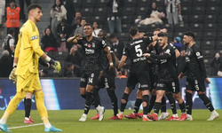 Beşiktaş, Gaziantep FK'ya karşı ilk yarıyı 1-0 önde tamamladı